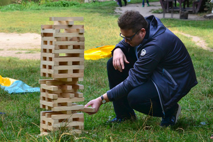 Игра «Гигантская дженга»
